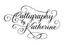 Calligraphy by Katherine